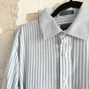 Vtg Windsor Shirt Co Button Down Striped Dress Shirt Mens L